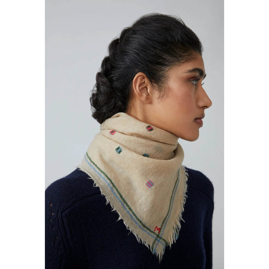 Carré "Chelsea" N°815 laine - British Green