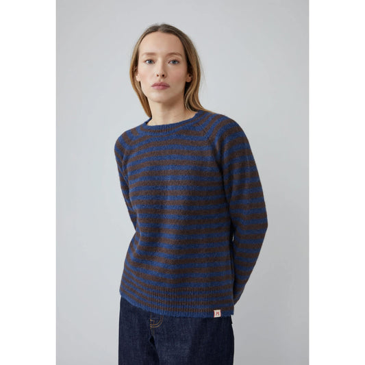 Pull "Helena" - rayures Indigo
