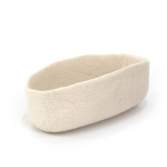 Panière en feutre  - Naturel