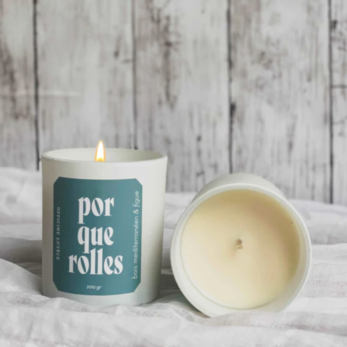 Bougie "Porquerolles" - Bois méditérranéen & Figue