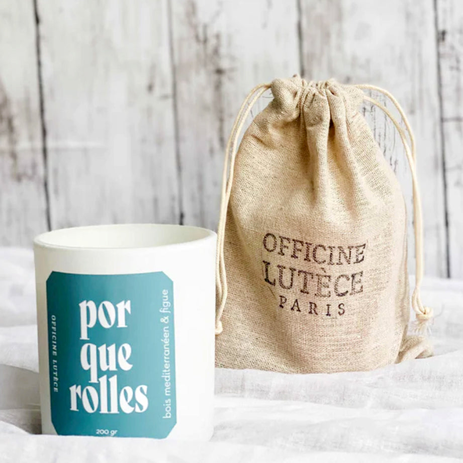 Bougie "Porquerolles" - Bois méditérranéen & Figue
