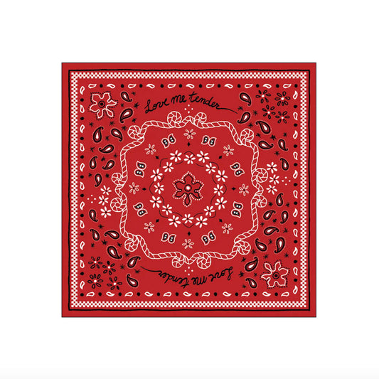 Serviettes papier "Bandana" - Rouge