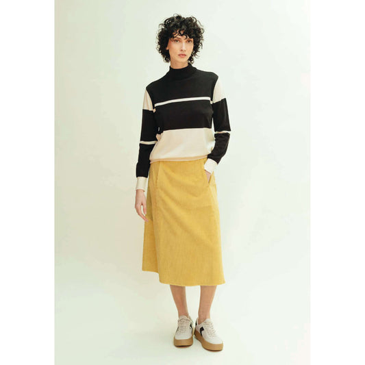 Pull colorblock - Noir/écru