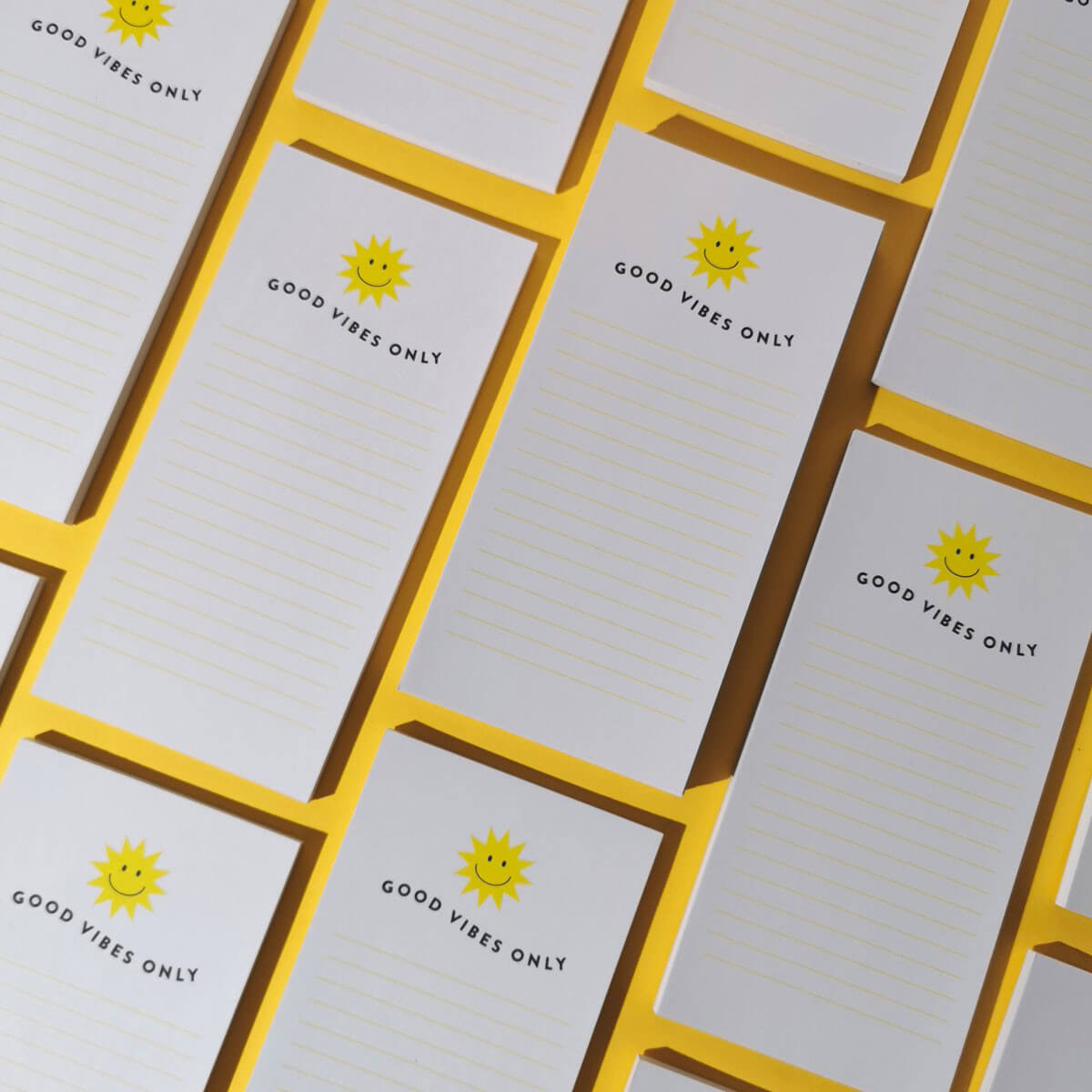 Bloc-notes "Good Vibes Only"