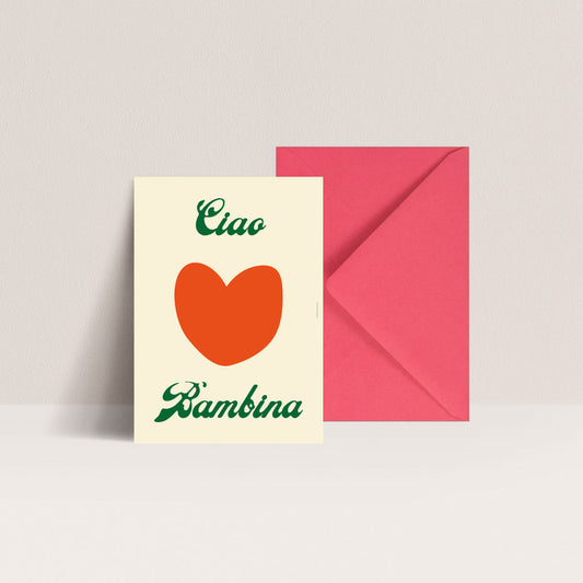 Carte "Ciao Bambina"