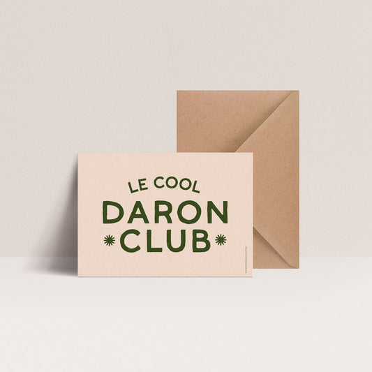 Carte "The cool Daron Club"