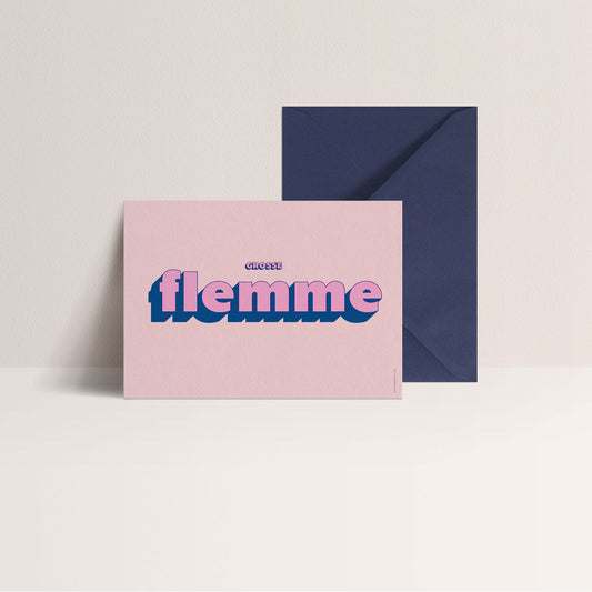 Carte "Grosse Flemme"