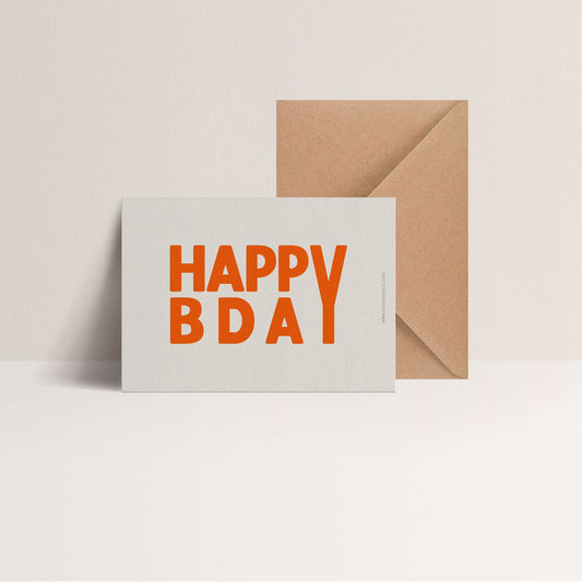 Carte "Happy B Day"