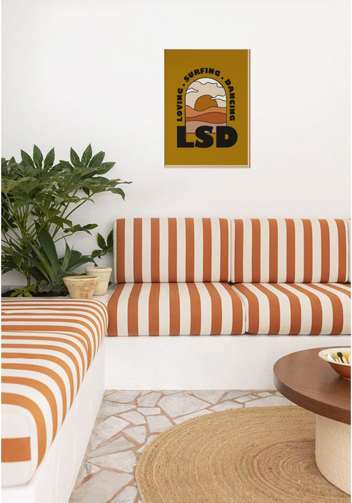 Affiche "Loving Surfing Dancing"