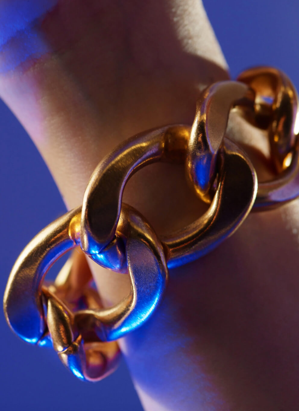 Bracelet-chaîne XL "Babylone" - Or