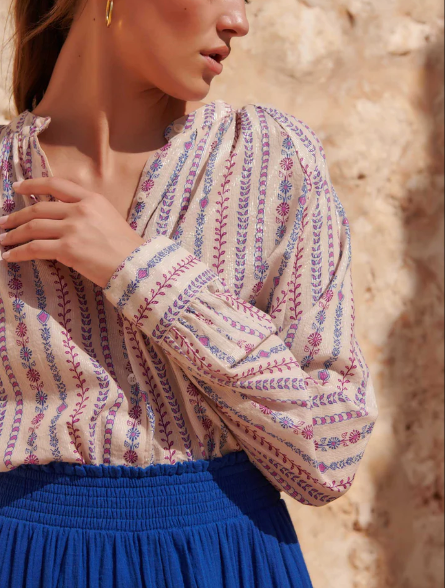 Blouse "Thea Daisy" lurex - Jacynthe