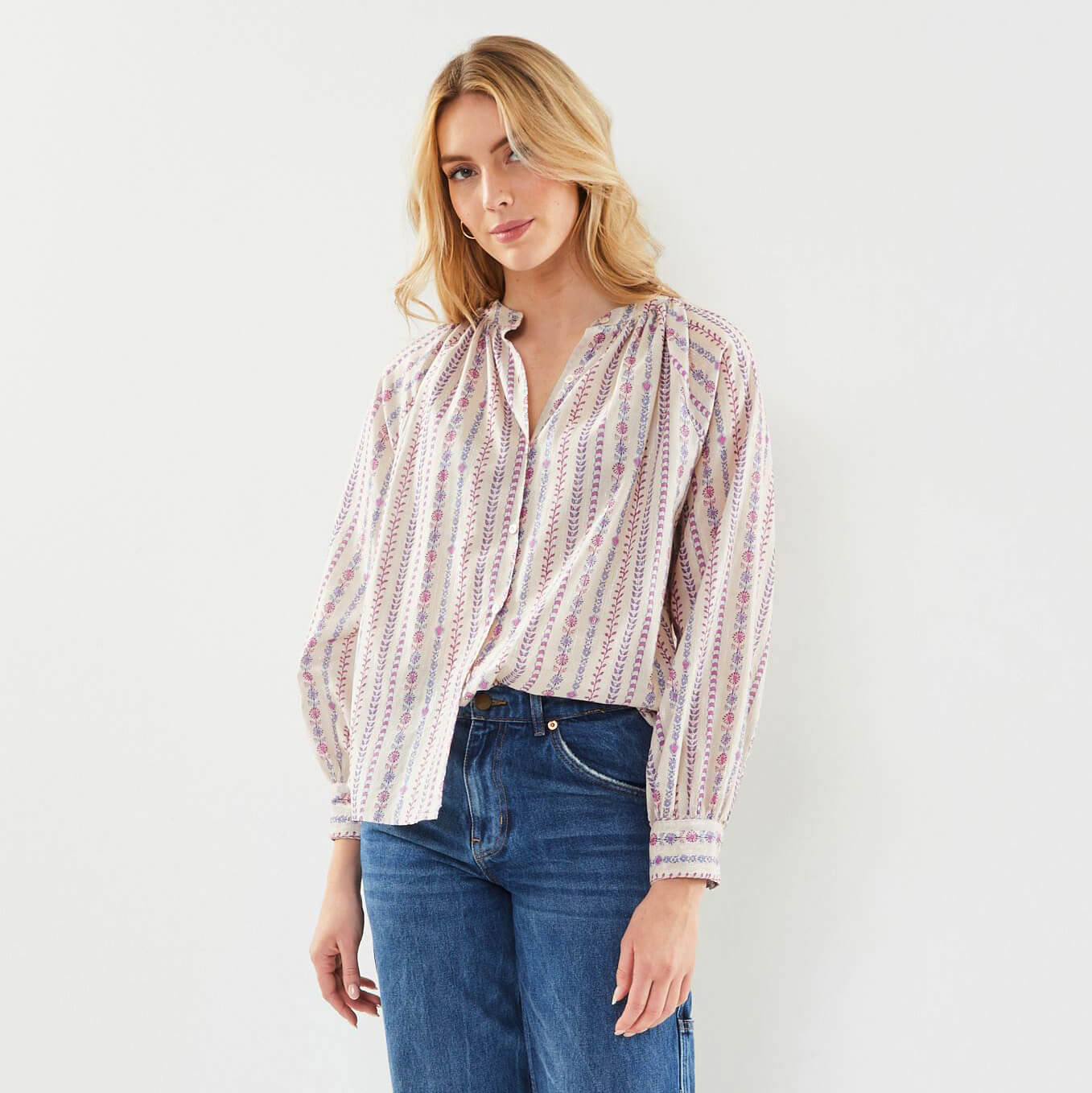 Blouse "Thea Daisy" lurex - Jacynthe