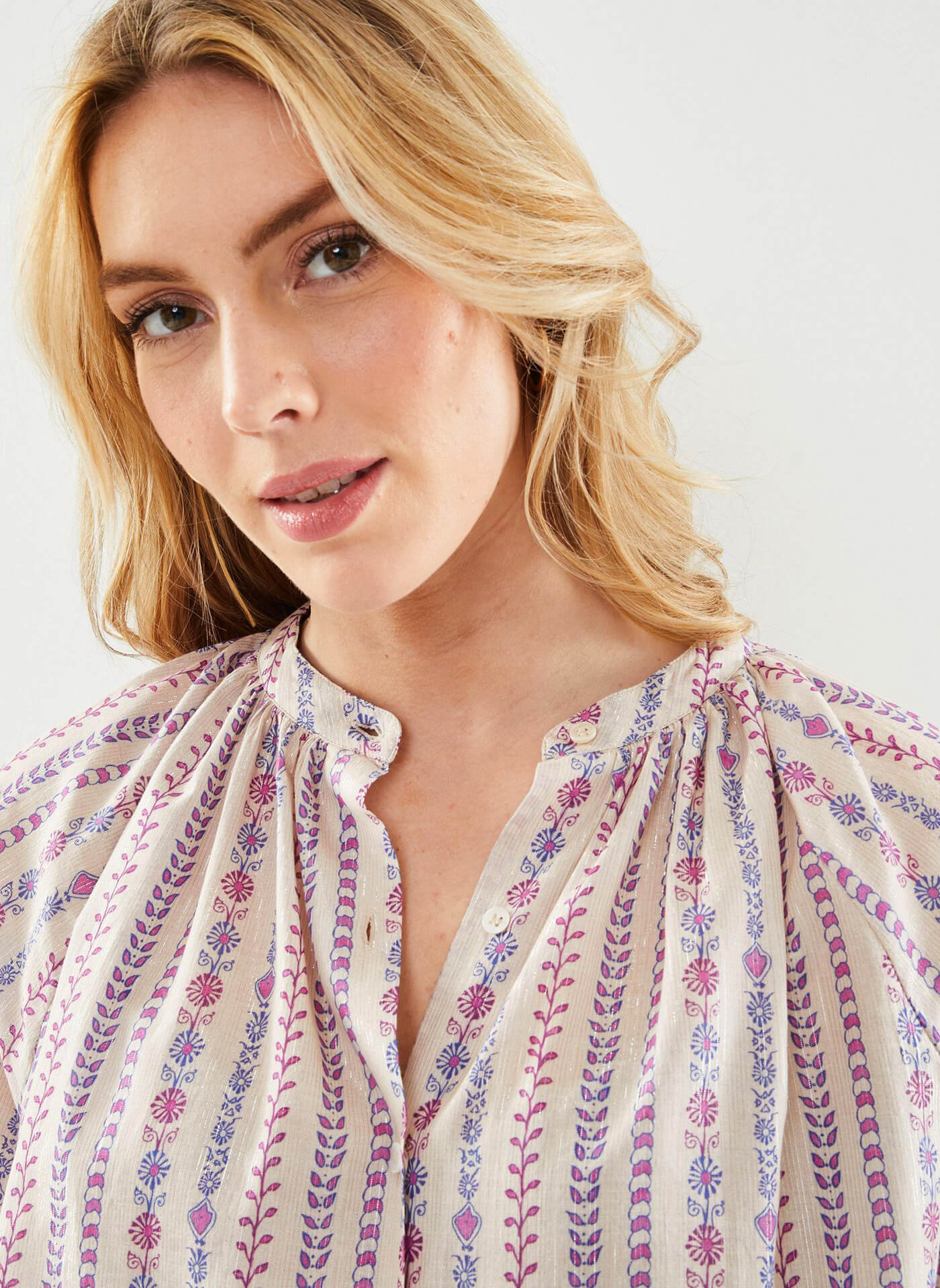 Blouse "Thea Daisy" lurex - Jacynthe