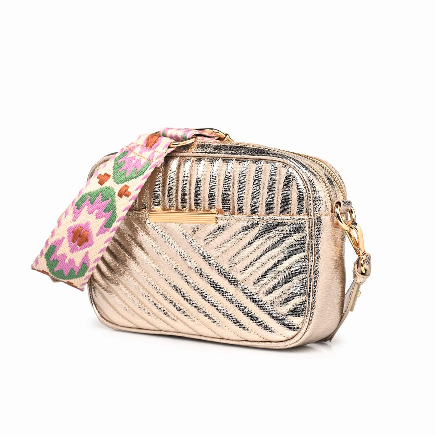 Sac bandoulière "Sammy" - Or