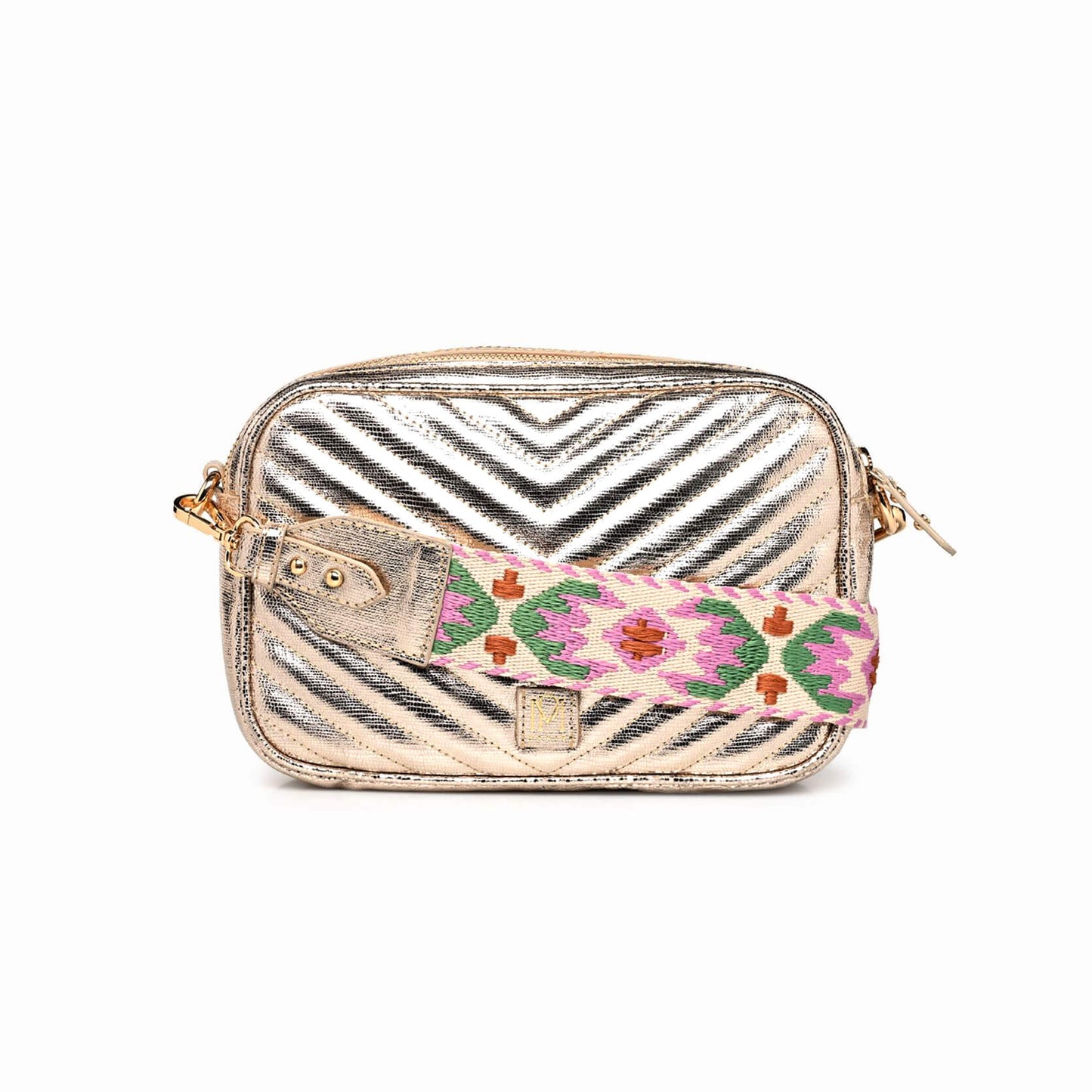 Sac bandoulière "Sammy" - Or