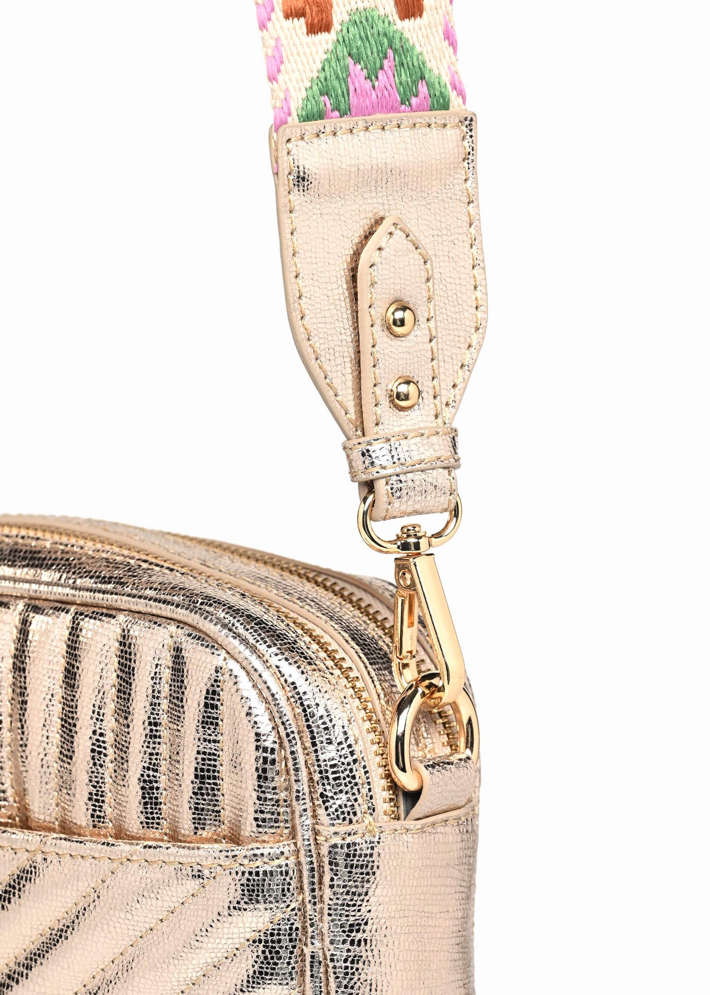 Sac bandoulière "Sammy" - Or