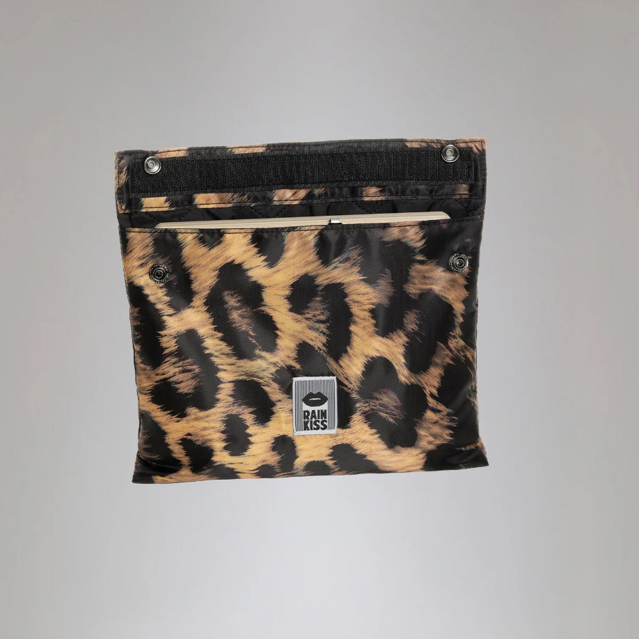 Cabas imperméable "Dark Léopard"