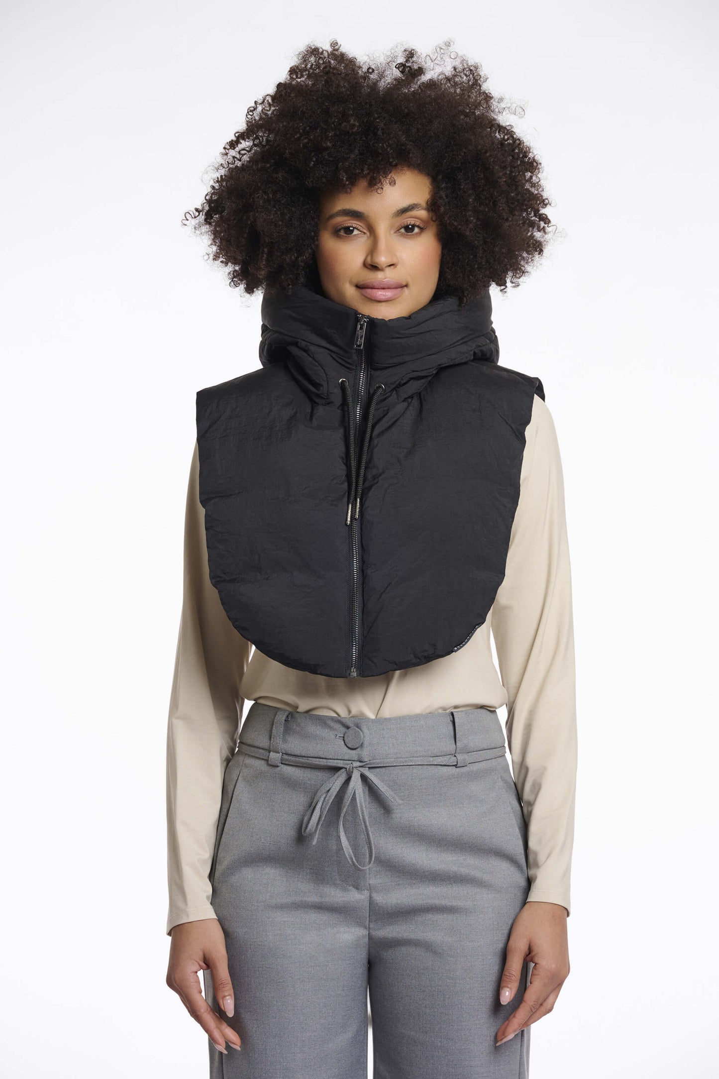 Bib doudoune "Tabita" - Noir
