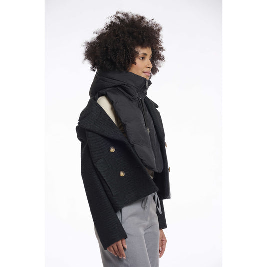 Bib doudoune "Tabita" - Noir