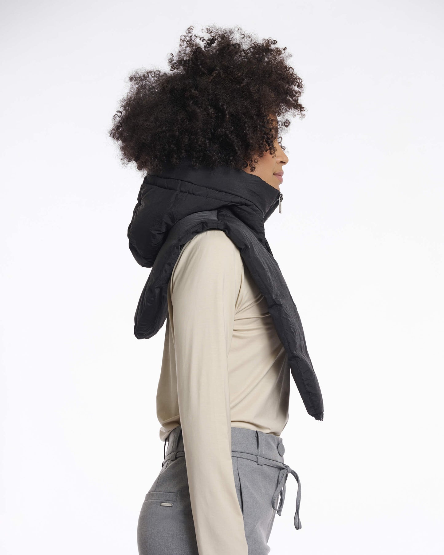 Bib doudoune "Tabita" - Noir