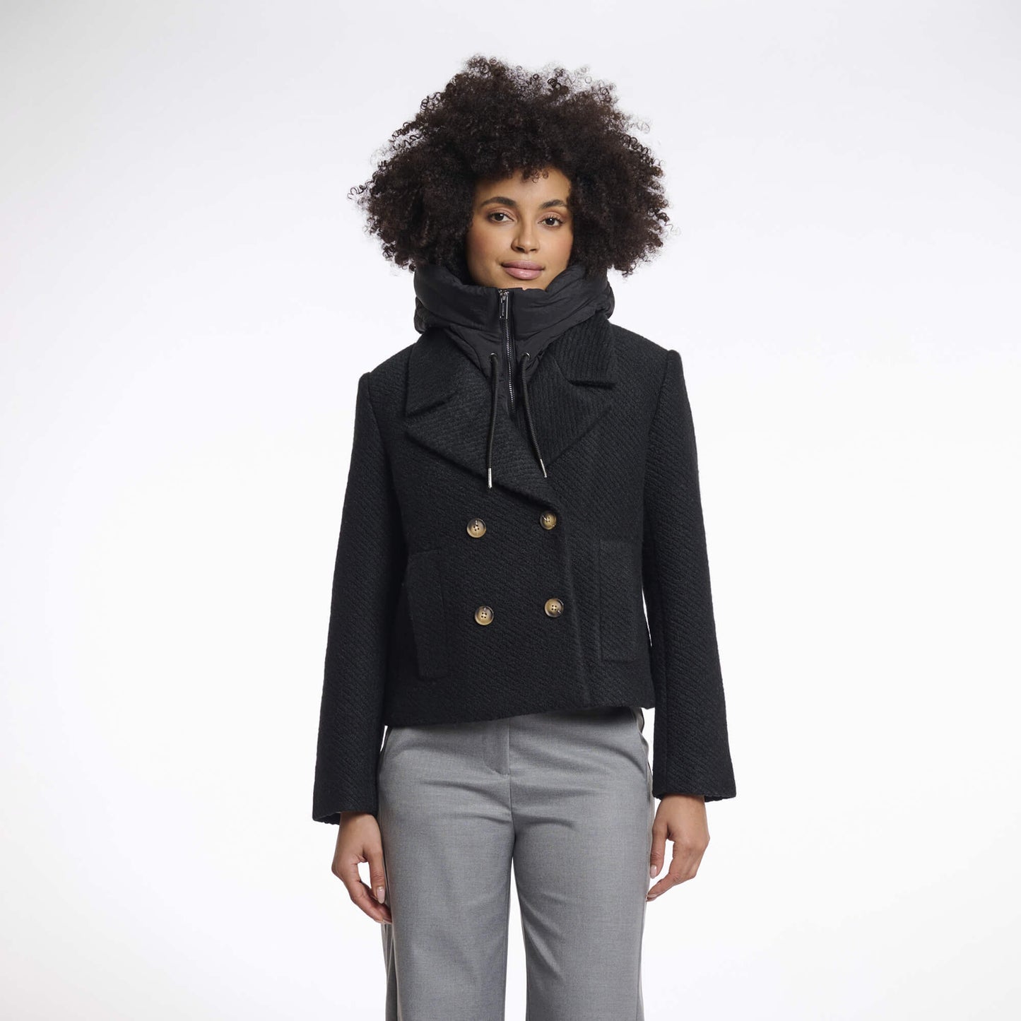 Bib doudoune "Tabita" - Noir