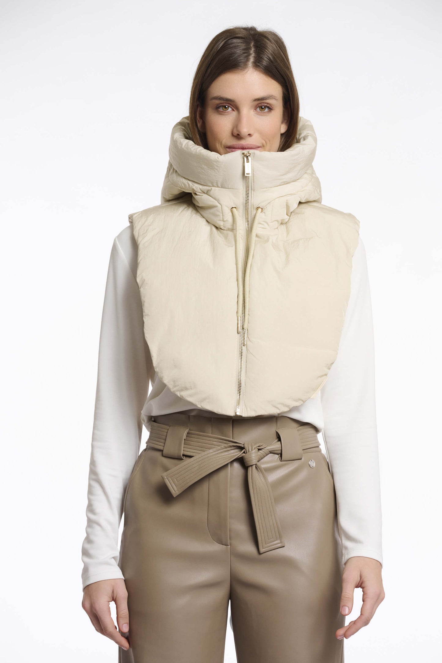 Bib doudoune "Tabita" - Sable