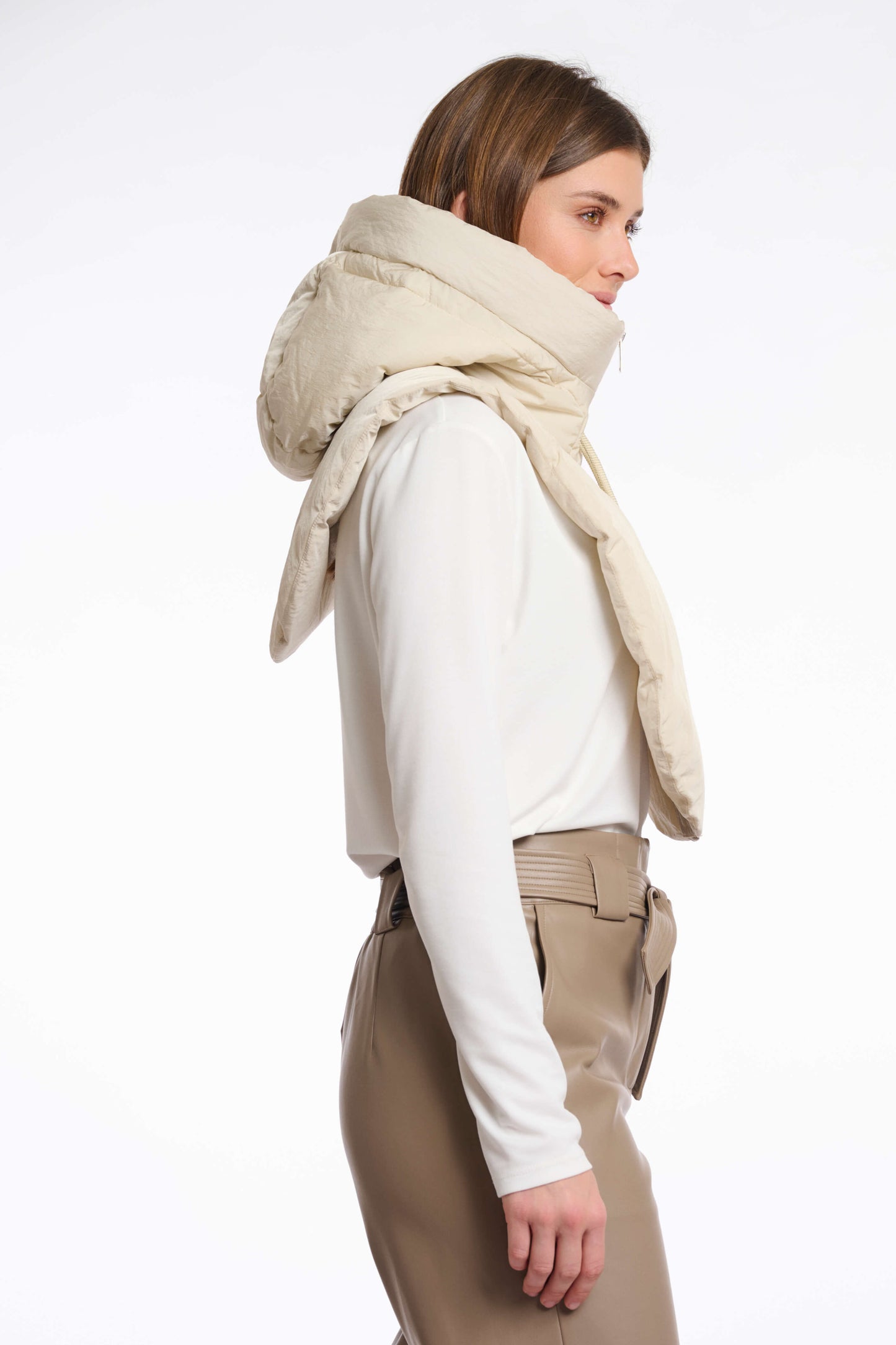 Bib doudoune "Tabita" - Sable