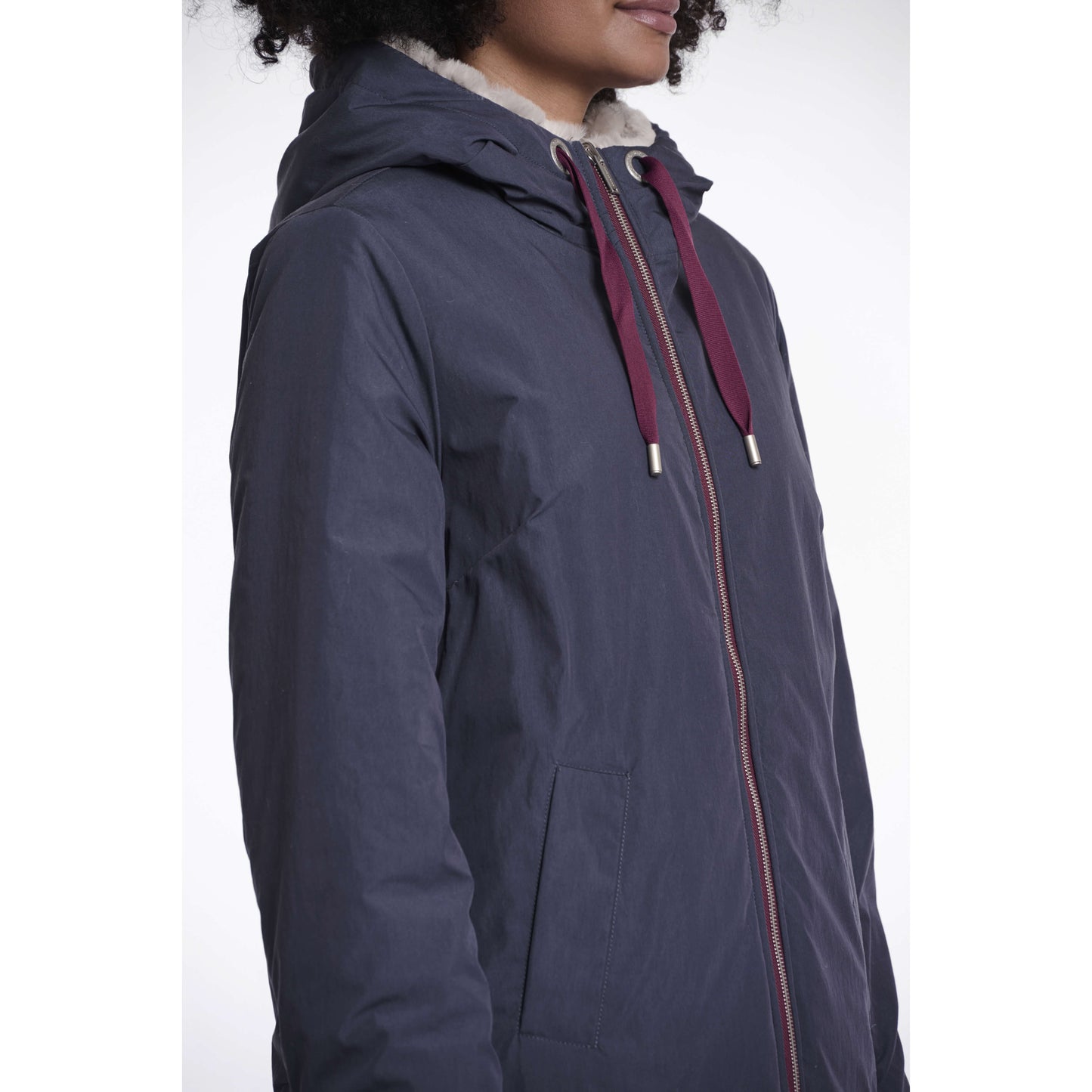 Parka réversible fourrure "Javin" - Night
