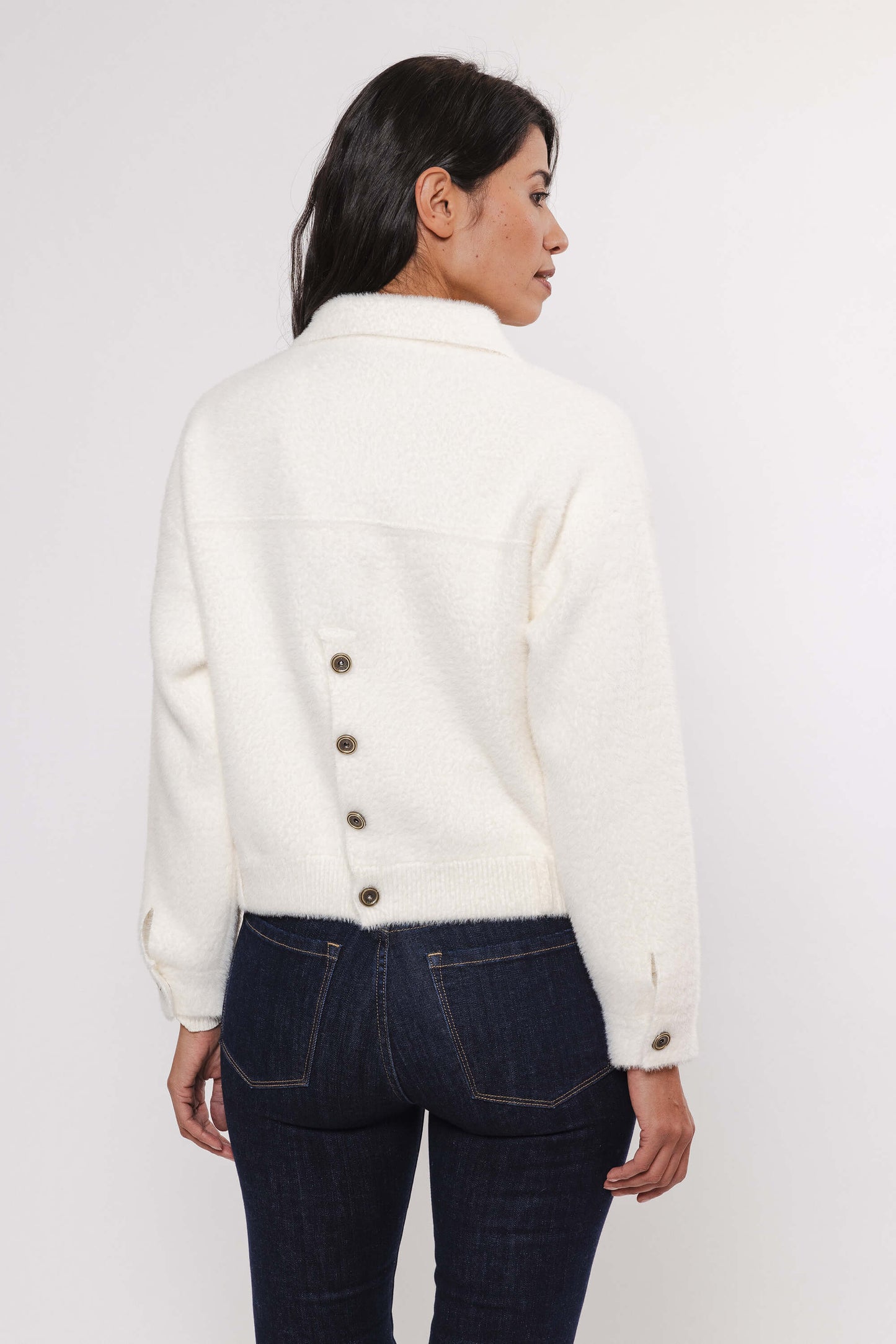Veste "Bubbly" - Ecru