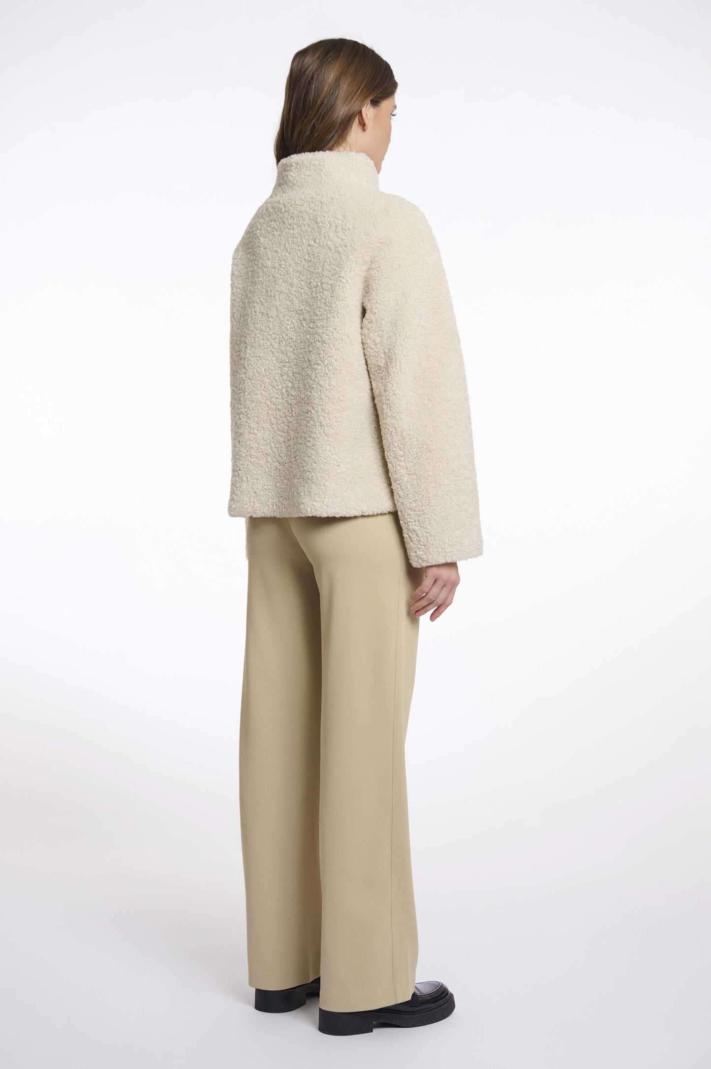 Veste effet peau lainée "Denu"