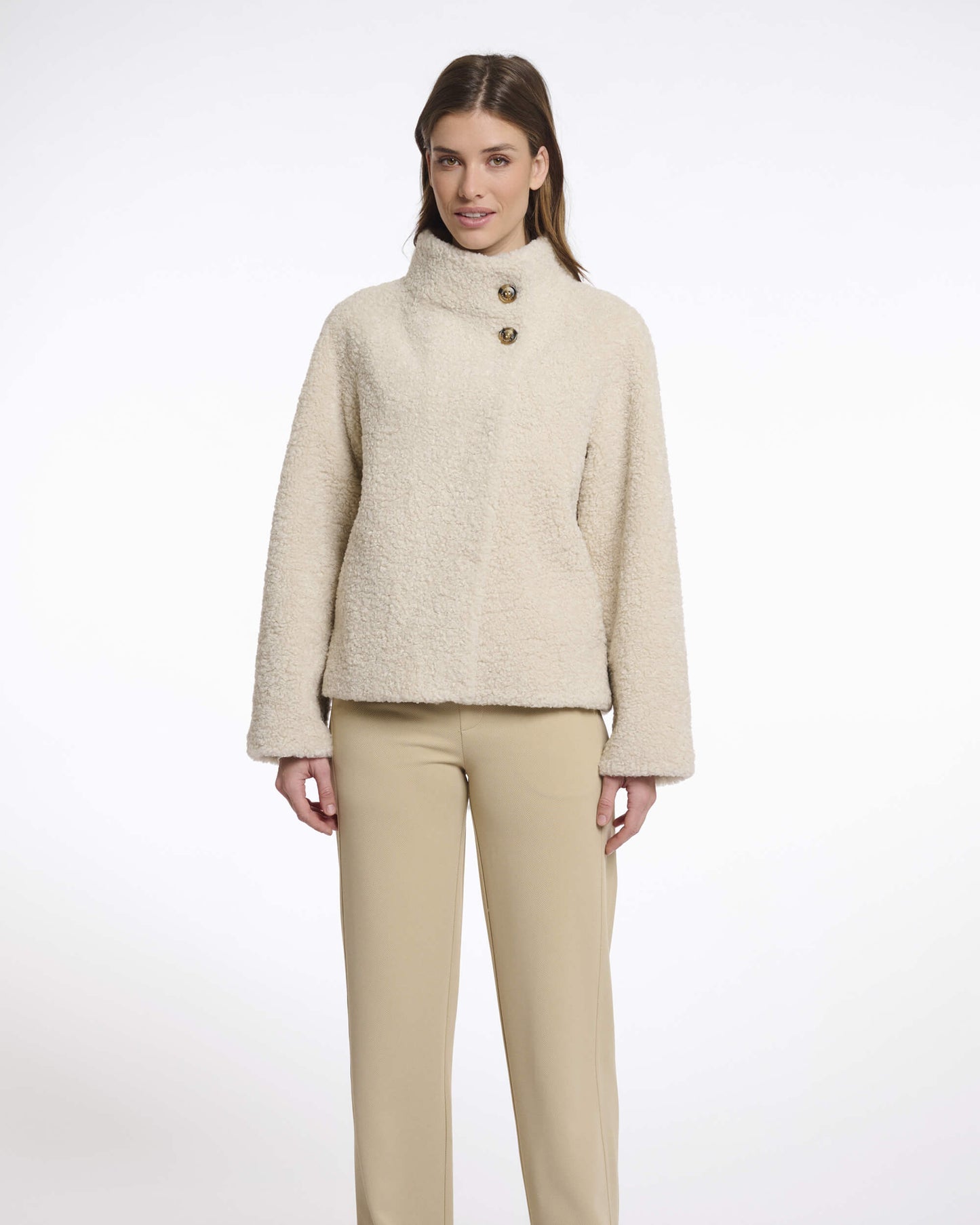 Veste effet peau lainée "Denu"