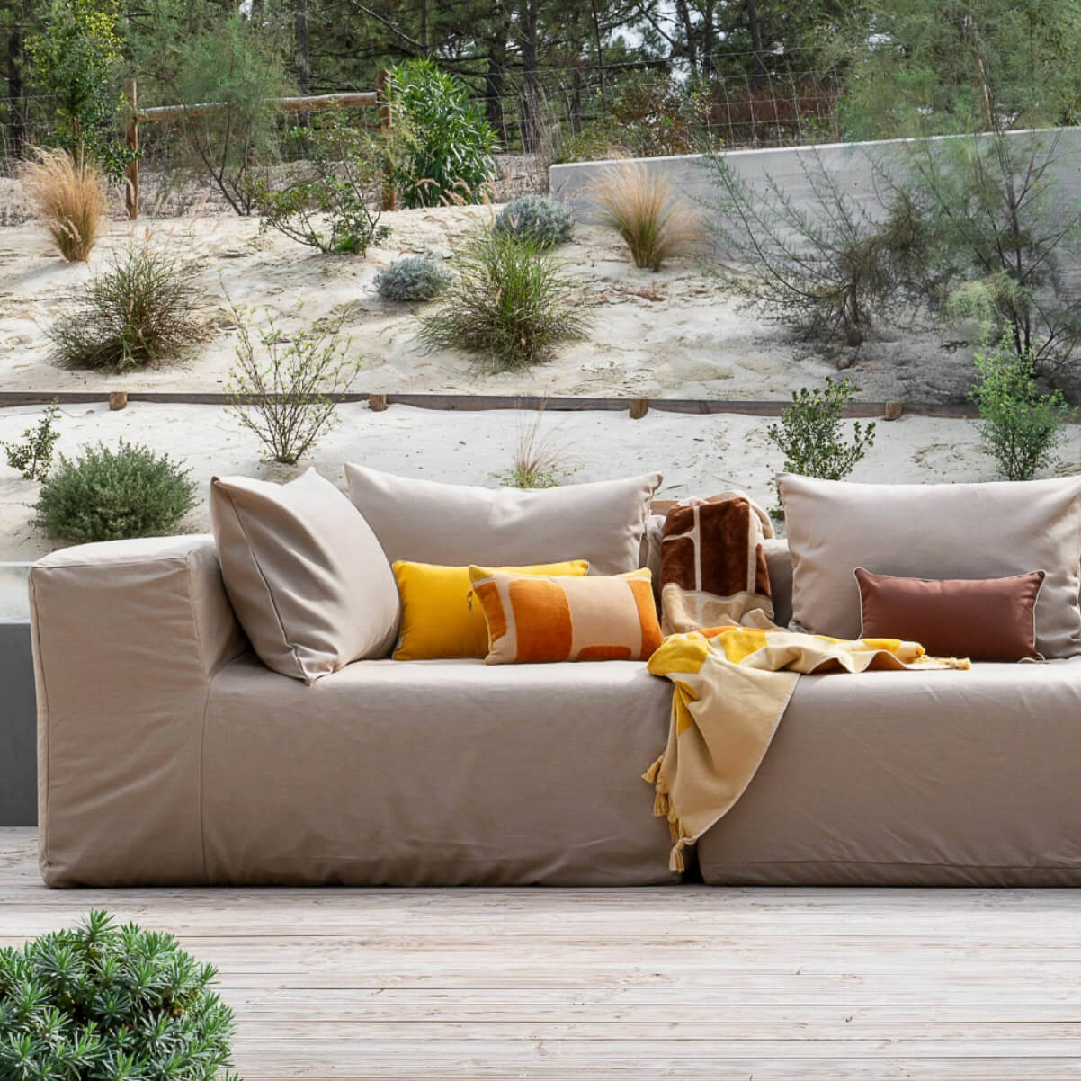 Drap de plage "Pinède" - Mango