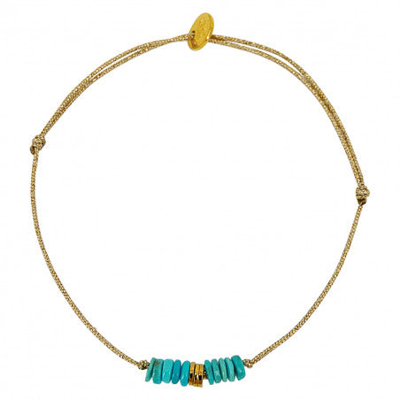 Bracelet-cordon "Las Vegas" - Turquoises