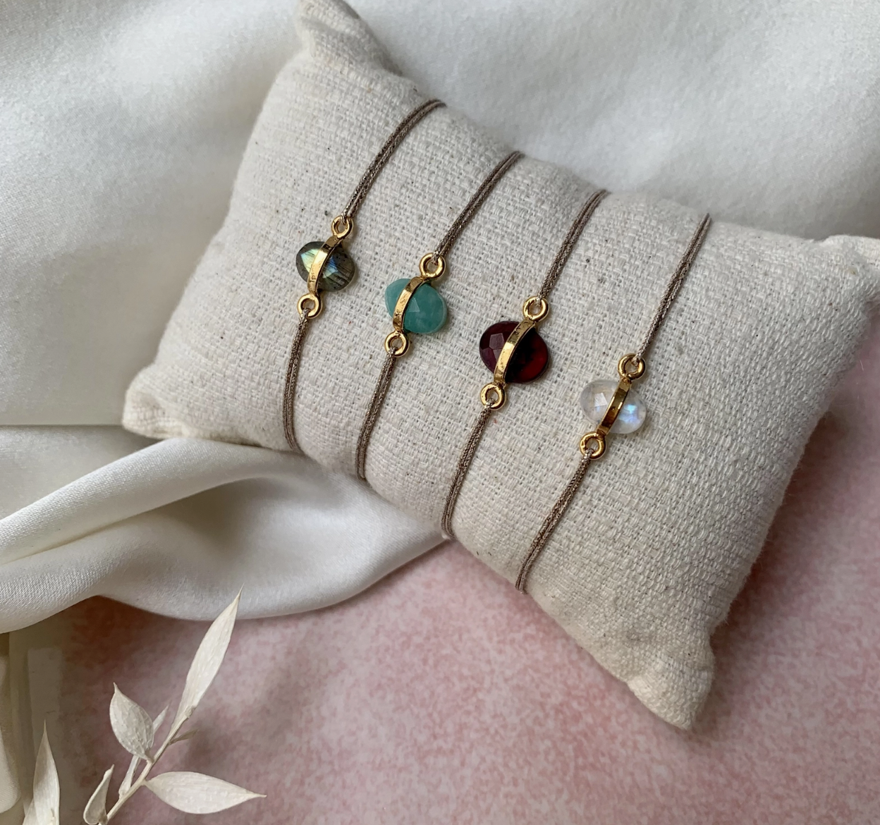 Bracelet-cordon "Martia" - Amazonite