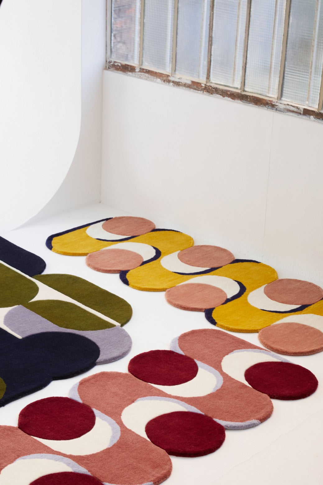 Tapis "Nymphe" laine 70x180 - Terracotta