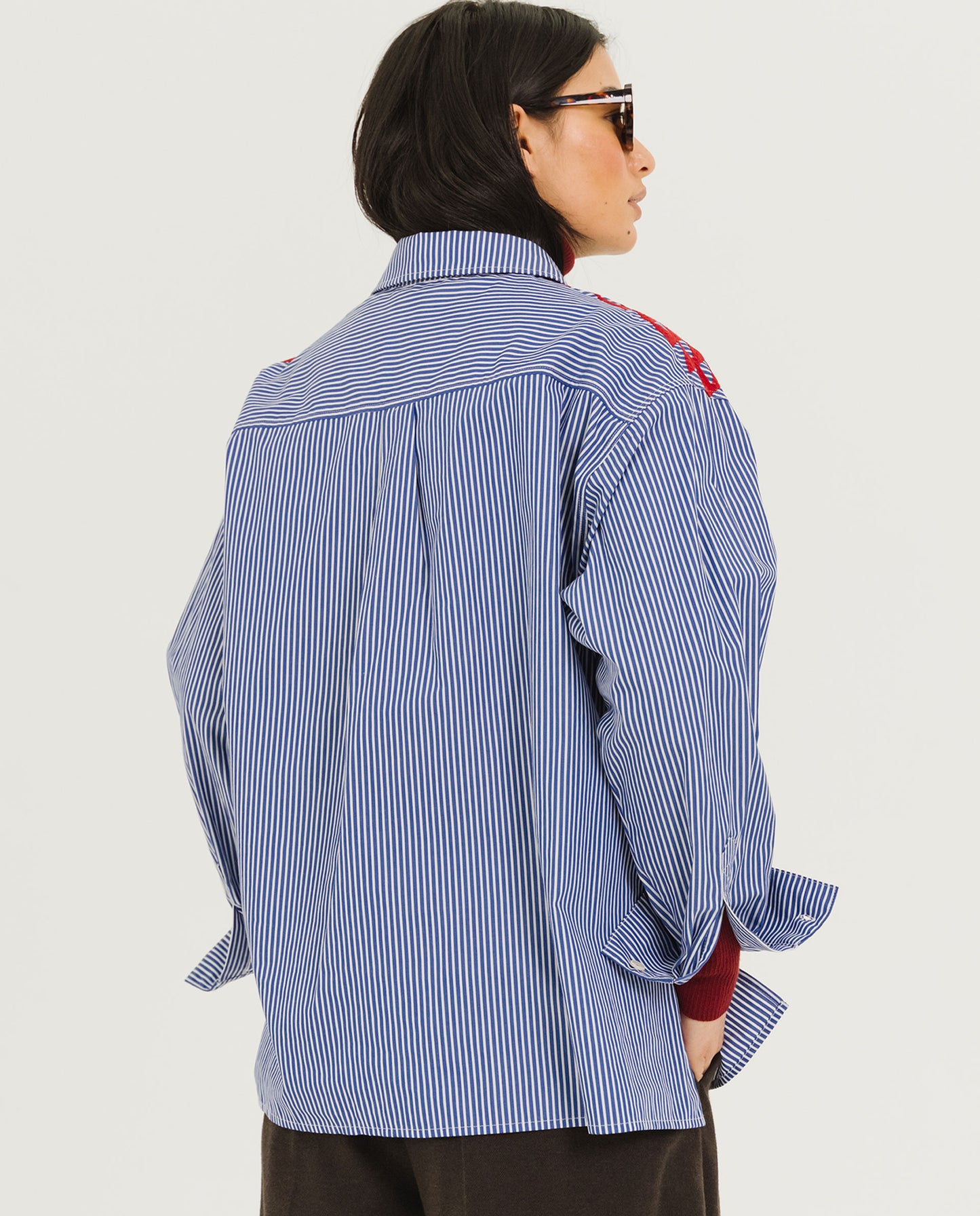 Chemise brodée "Wyoming Mansion"