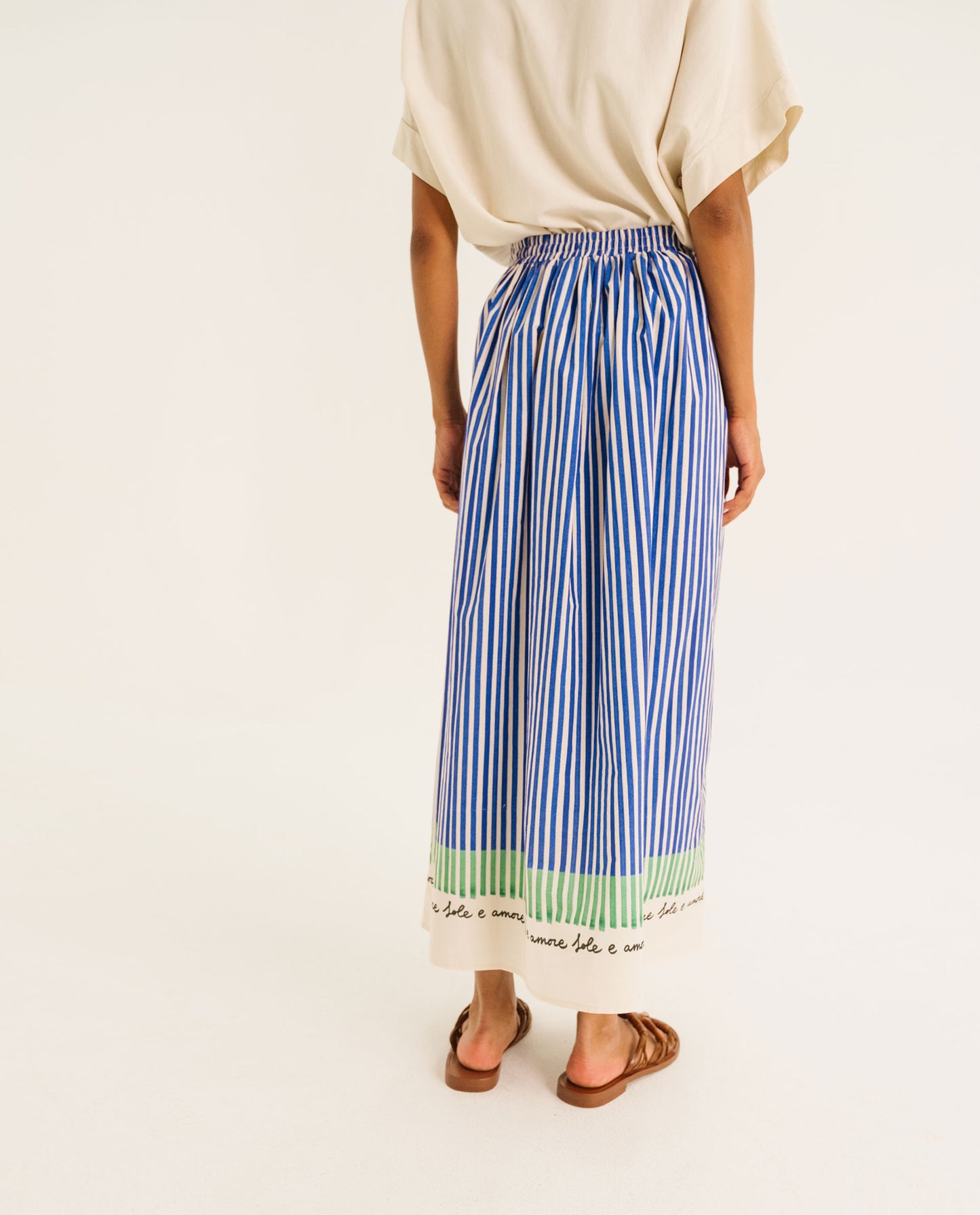 Jupe rayée "Christie Amore"