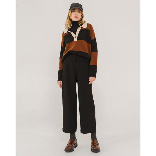 Pantalon crêpe "Brando Tribu" - Noir