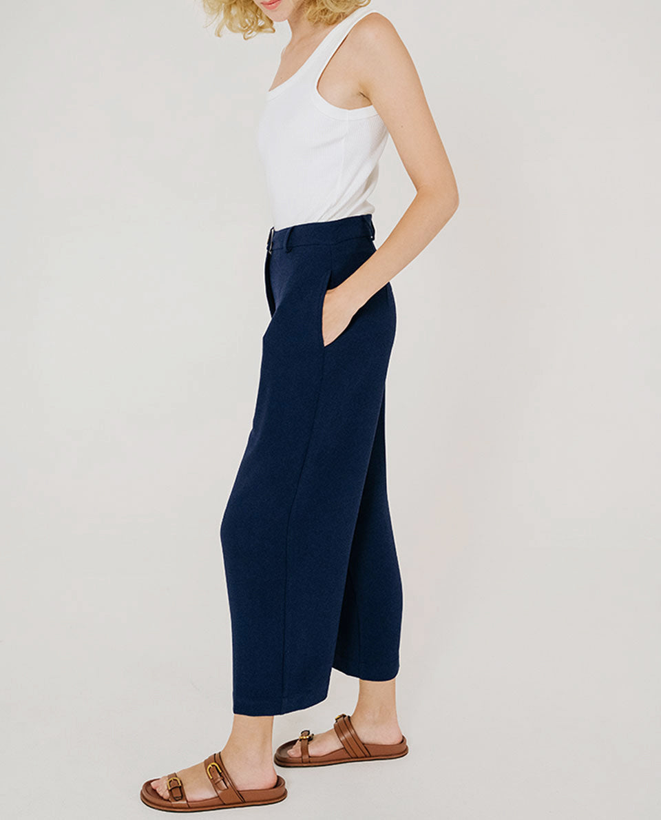 Pantalon crêpe "Brando Tribu" - Encre