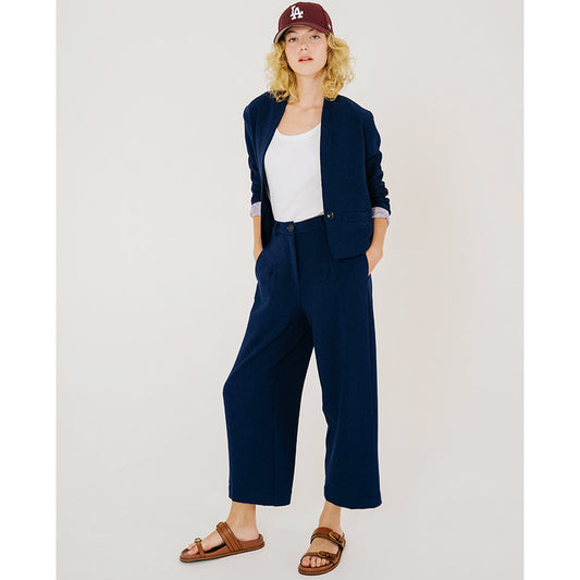 Pantalon crêpe "Brando Tribu" - Encre