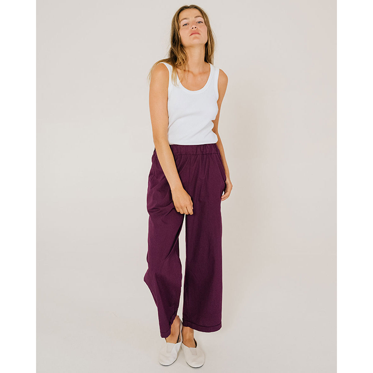 Pantalon "Alistair Paper" - Purple