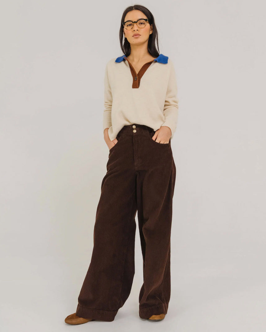 Pantalon velours "Daddy" - Caffe