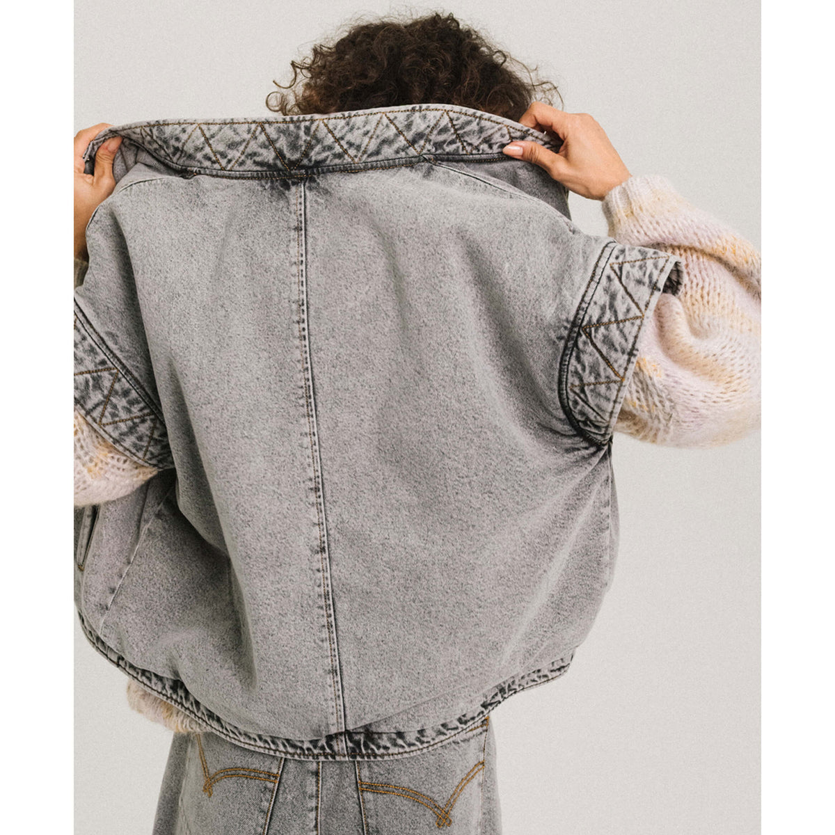 Blouson "Funky Movie" - Grey denim
