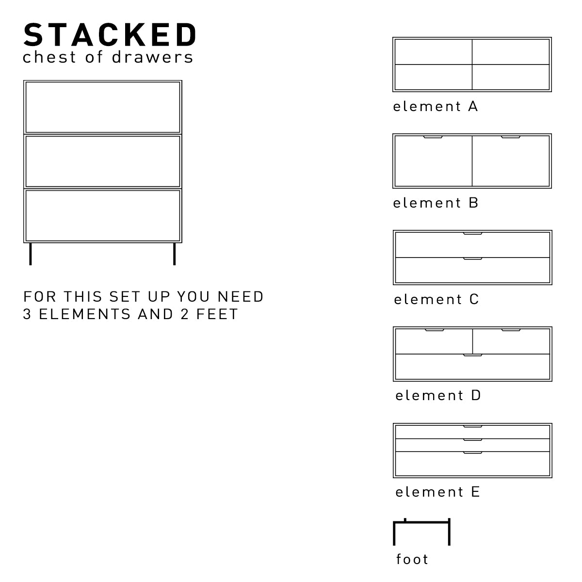 Pied pour "Modular System"