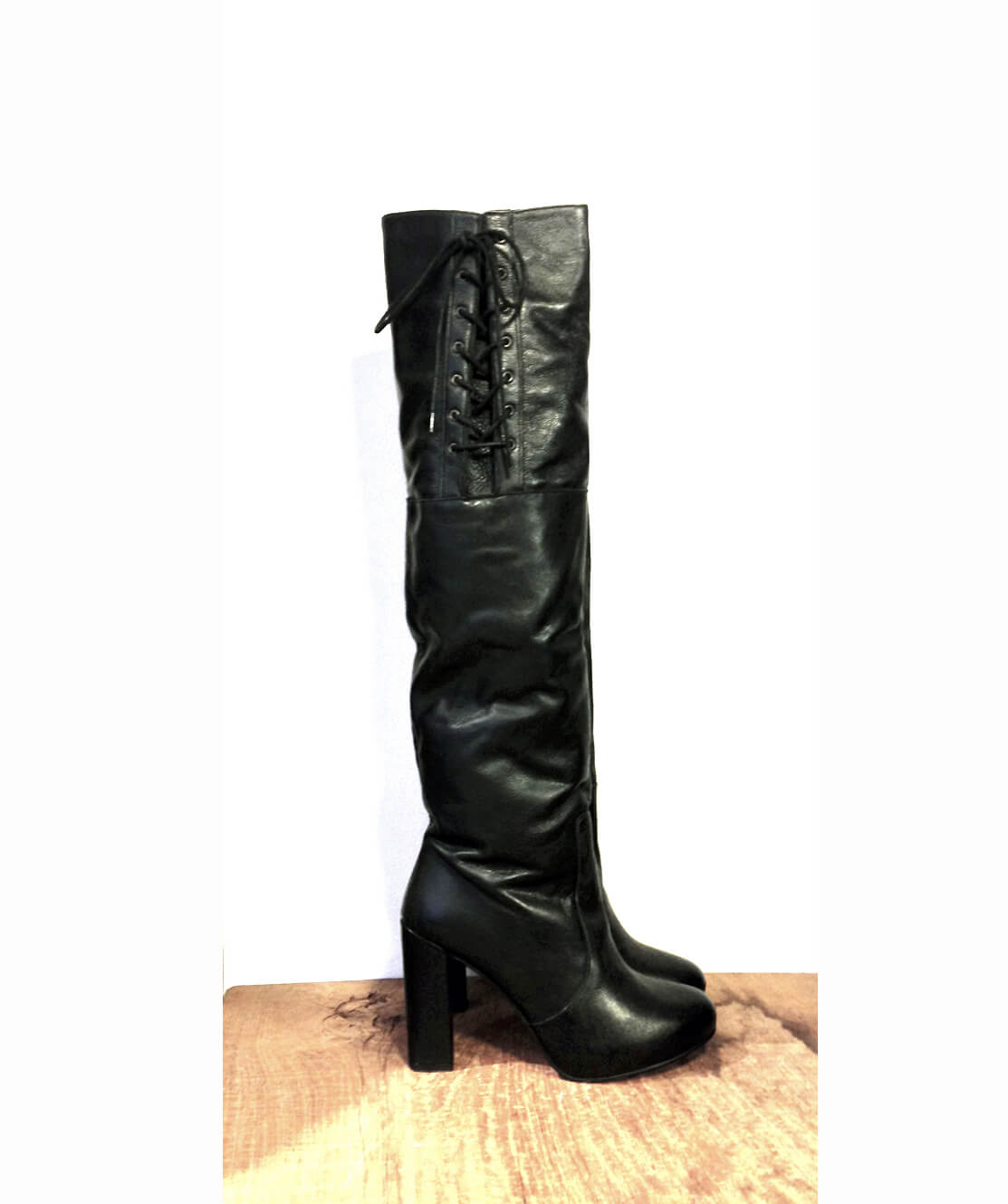 Bottes hautes cuir NW (39)