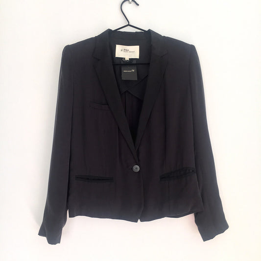 Veste revers satin Harlow NWT (2)