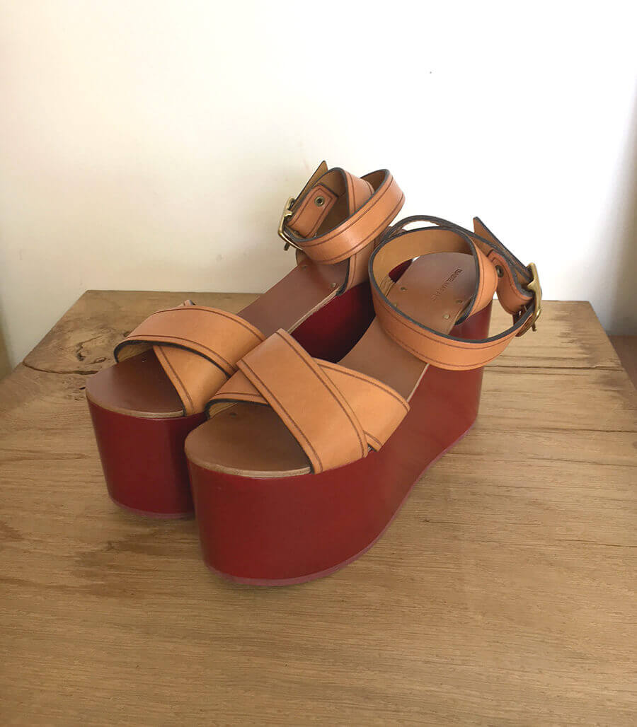 Socques compensées "Zora" NWB (38)