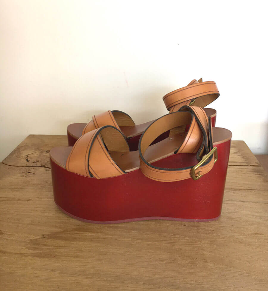 Socques compensées "Zora" NWB (38)