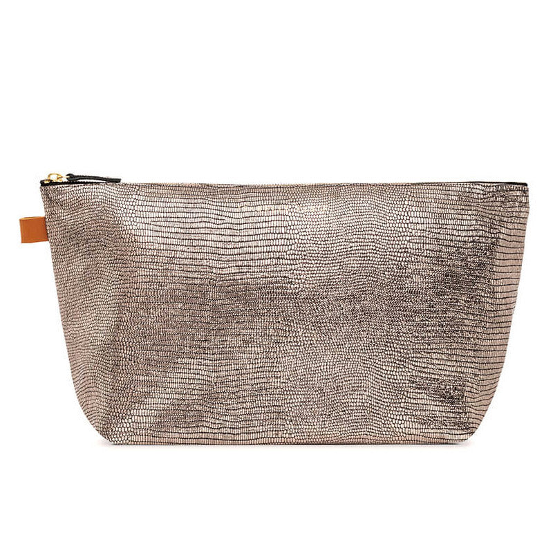 Trousse XL "Pilow" cuir Turtle Café