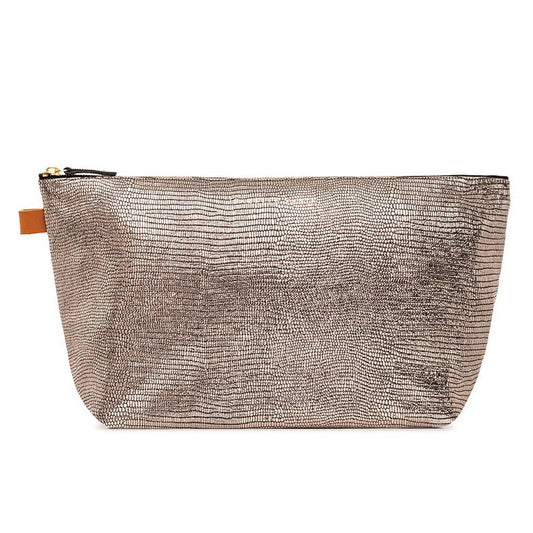 Trousse XL "Pilow" cuir Turtle Café